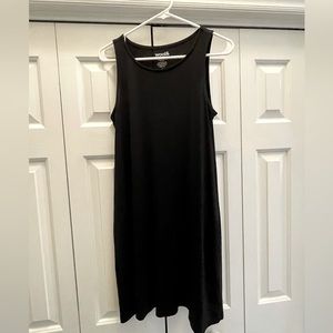 Wool& S camellia dress in black
